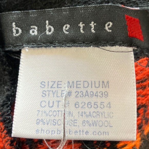 Babette Orange, black and cream, cotton embroidered jacket - Picture 15 of 15